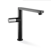 Linkware Gabe Sink Mixer - Matte Black W/ Chrome Handle